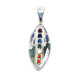 shell pendant silver 