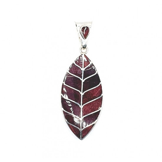 shell pendant silver 