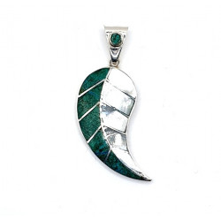 shell pendant silver 