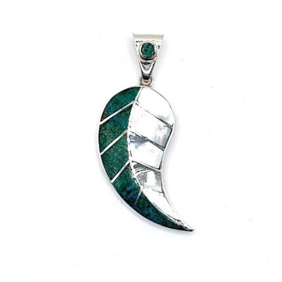 shell pendant silver 