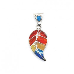 shell pendant silver 