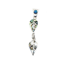 shell pendant silver 