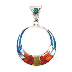 shell pendant silver 