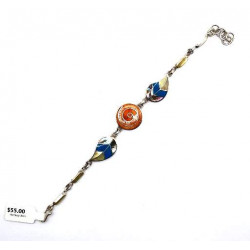 shell bracelet silver 