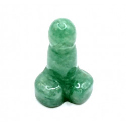 penis aventurine verte 3cm