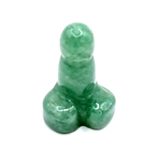 penis green aventurine 3 cm
