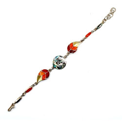 shell bracelet silver 