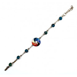 shell bracelet silver 
