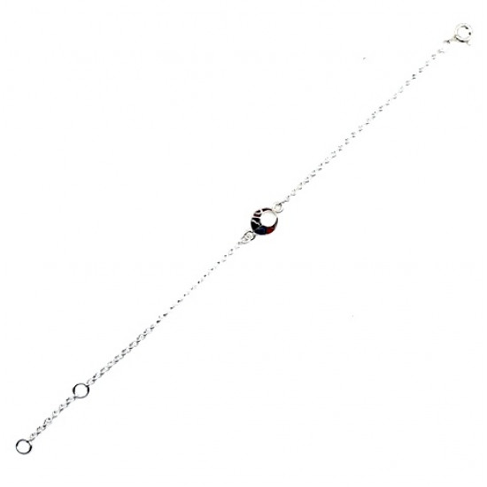 shell bracelet silver 