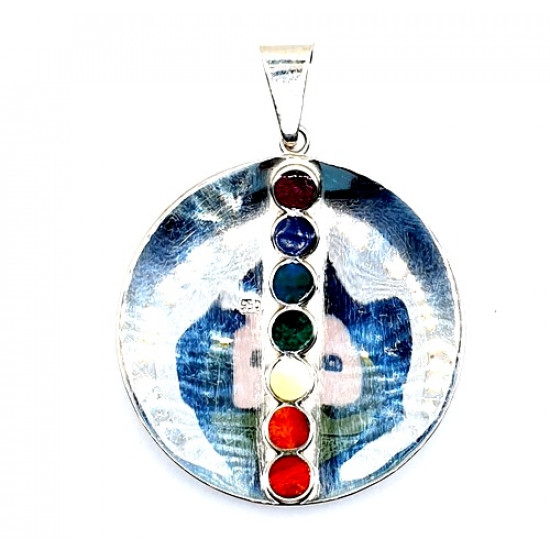 shell pendant silver 