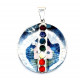 shell pendant silver 