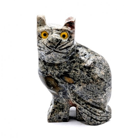 chat en steatite chat en steatite