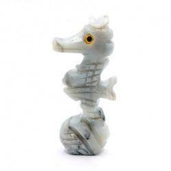 hippocampe en steatite