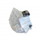 tourmaline verte sur quartz