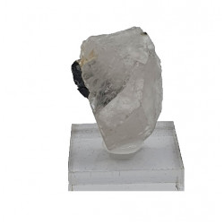 green tourmaline on quartz
