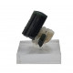 tourmaline verte sur quartz