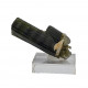 tourmaline verte sur quartz