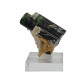 tourmaline verte sur quartz