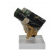 tourmaline verte sur quartz