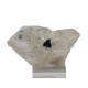 tourmaline verte sur quartz