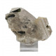 tourmaline verte sur quartz et muscovite