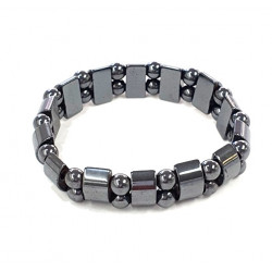 Small Magnetic Hematite Tank Bracelet