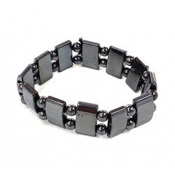 Large Magnetic Hematite Tank Bracelet