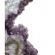 Slice of amethyst geode