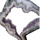 Slice of amethyst geode