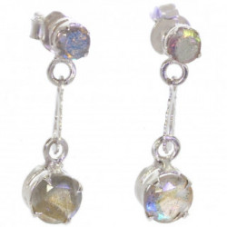 Sterling Silver Labradorite Earrings EF-38