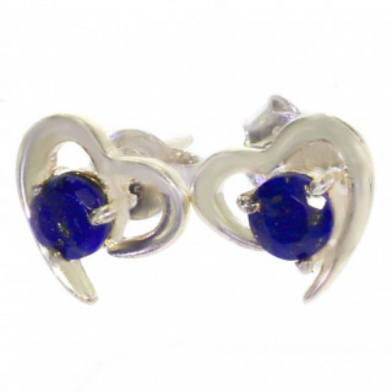 Sterling Silver Lapis Lazuli Earrings EF-47