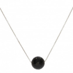 Sterling Silver Black Onyx Necklace