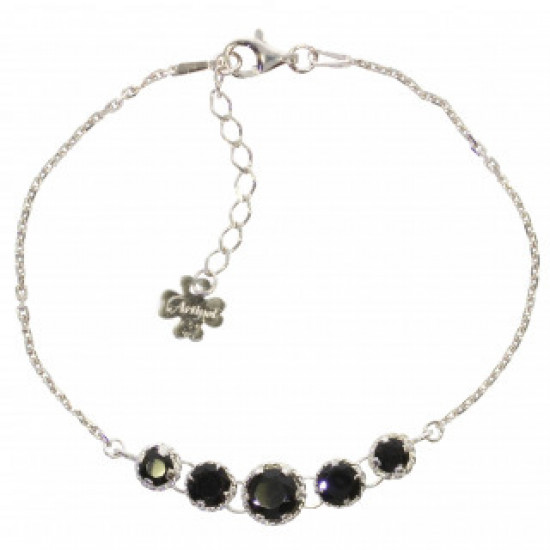 Sterling Silver Black Onyx Bracelet B-88-01