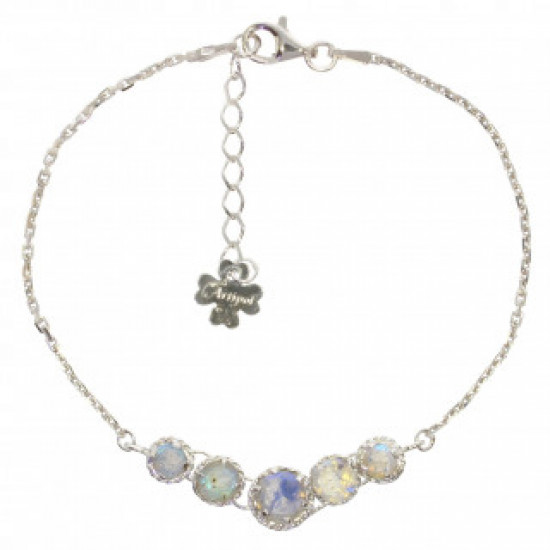 Sterling Silver Labradorite Bracelet B-88-01 Sterling Silver Labradorite Bracelet B-88-01