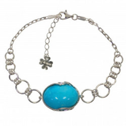 bracelet tuquoise argent B-78-02 