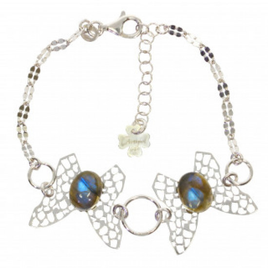 Sterling Silver Labradorite Bracelet B-42-03