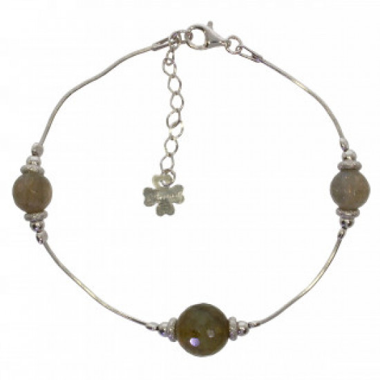 Sterling Silver Labradorite Bracelet B-38-01