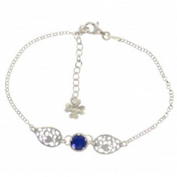 bracelet saphir argent