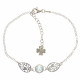 bracelet aigue marine argent
