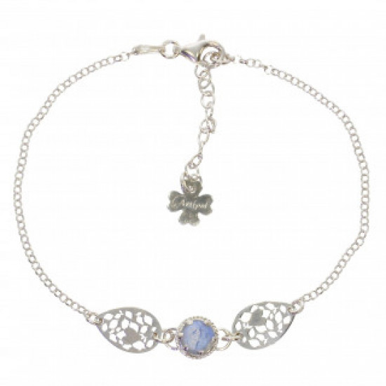 Sterling Silver Labradorite Bracelet B-44-02 Sterling Silver Labradorite Bracelet B-44-02