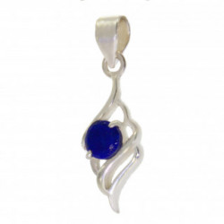 Sterling Silver Lapis Lazuli Pendant PF-58