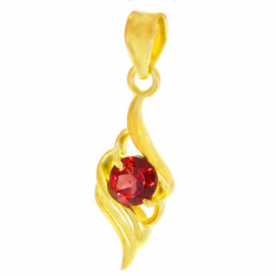 Vermeil Garnet Pendant