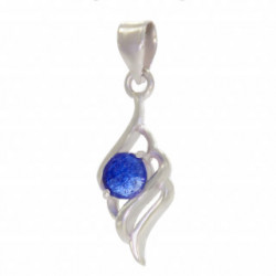 Sterling silver Sapphire Pendant