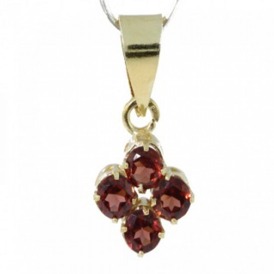 Vermeil Garnet Pendant