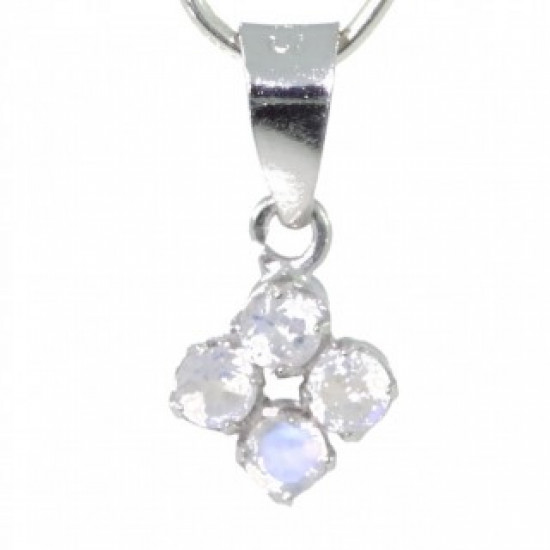 Sterling Silver Moonstone Pendant PF-10 Sterling Silver Moonstone Pendant PF-10