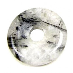 tourmaline quartz donut 4 cm