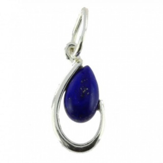 uli Pendant P22-07Sterling Silver Lapis Laz