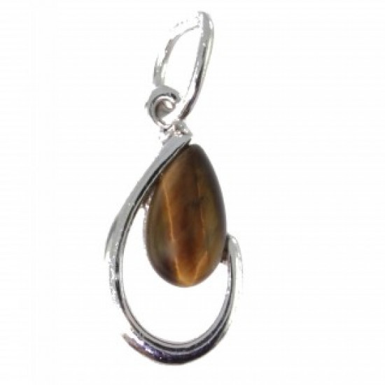 Sterling Silver Tiger's Eye Pendant