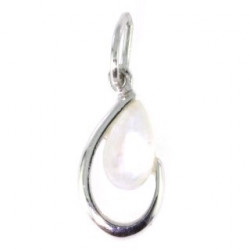 Sterling Silver Moonstone Pendant P22-07