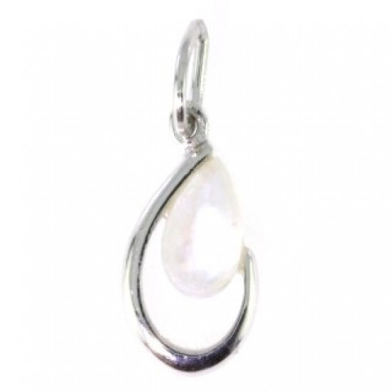Sterling Silver Moonstone Pendant P22-07